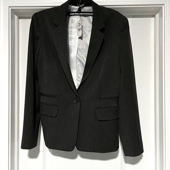 Express Women’s Gray Blazer. Sz 10. NWT - Picture 1 of 3